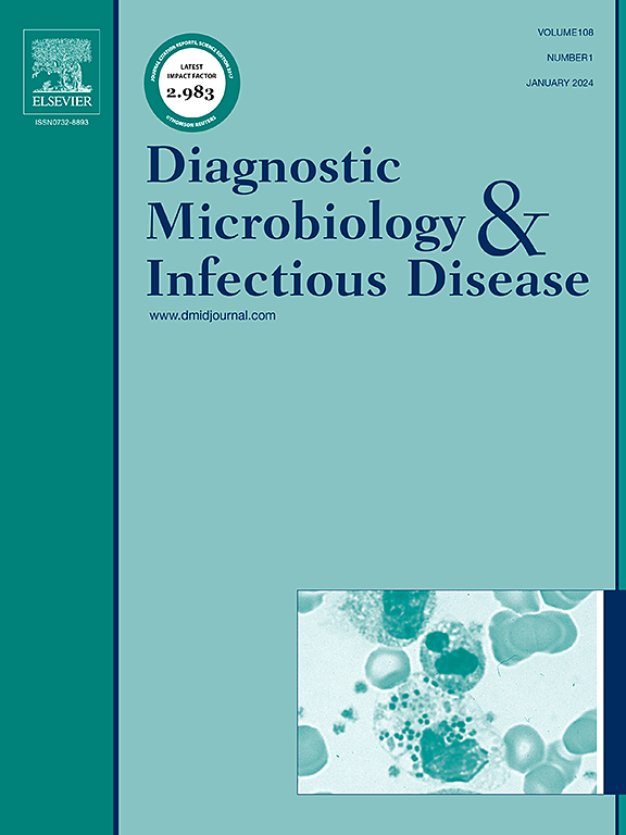 Go to journal home page - Diagnostic Microbiology and Infectious Disease